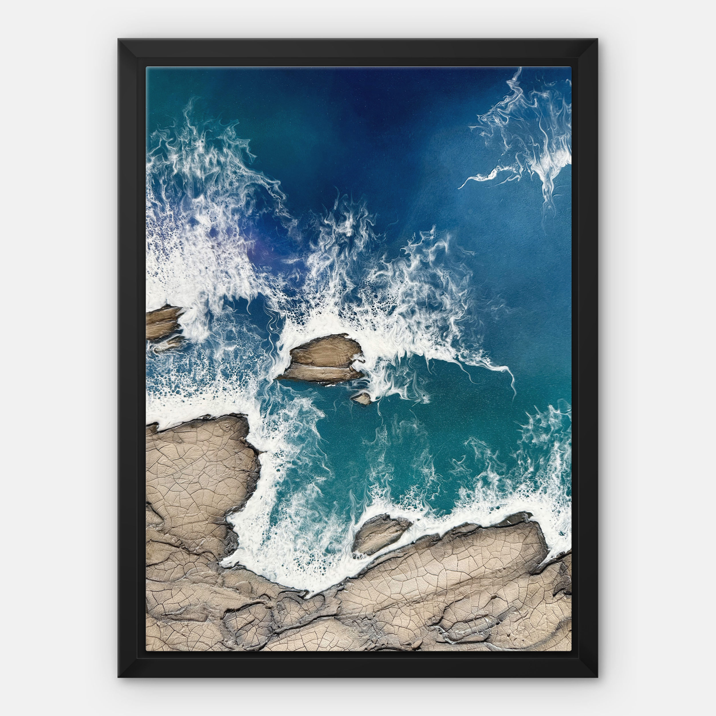 Original Resin Wave Art