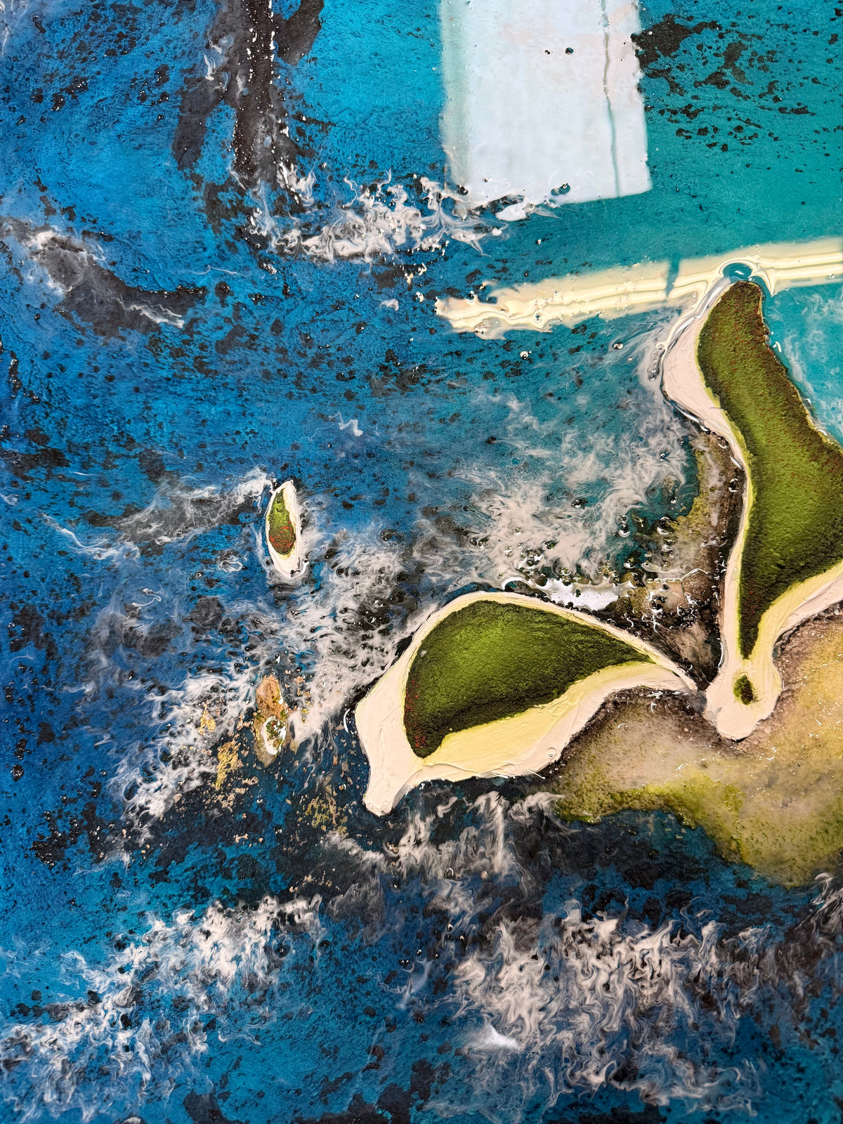 ‘Spitfire Perspective’ Original Jurassic Coast Resin Artwork