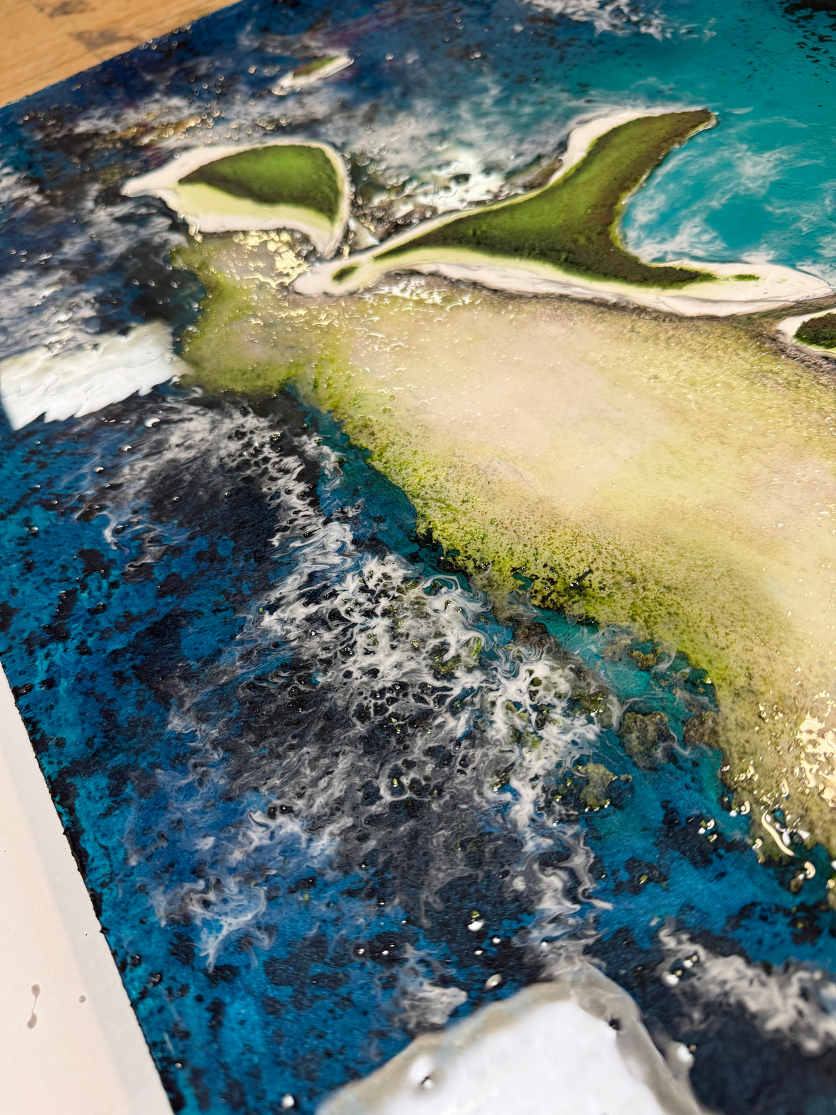 ‘Spitfire Perspective’ Original Jurassic Coast Resin Artwork