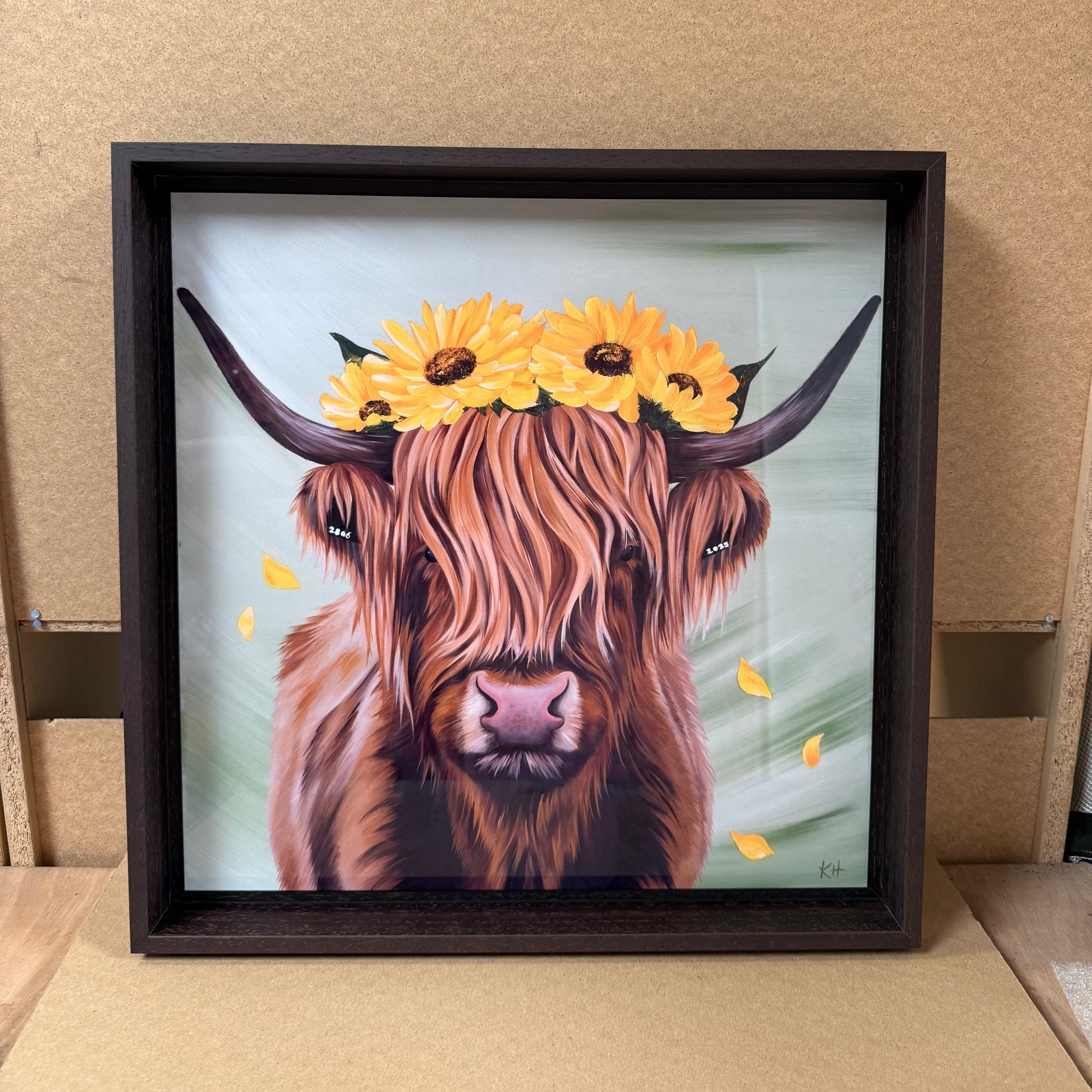 'You've Got the Love' Limited Edition Framed Highland Cow Print