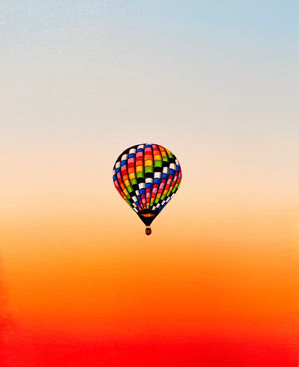 ‘Still Rising’ Original Hot Air Balloon Painting