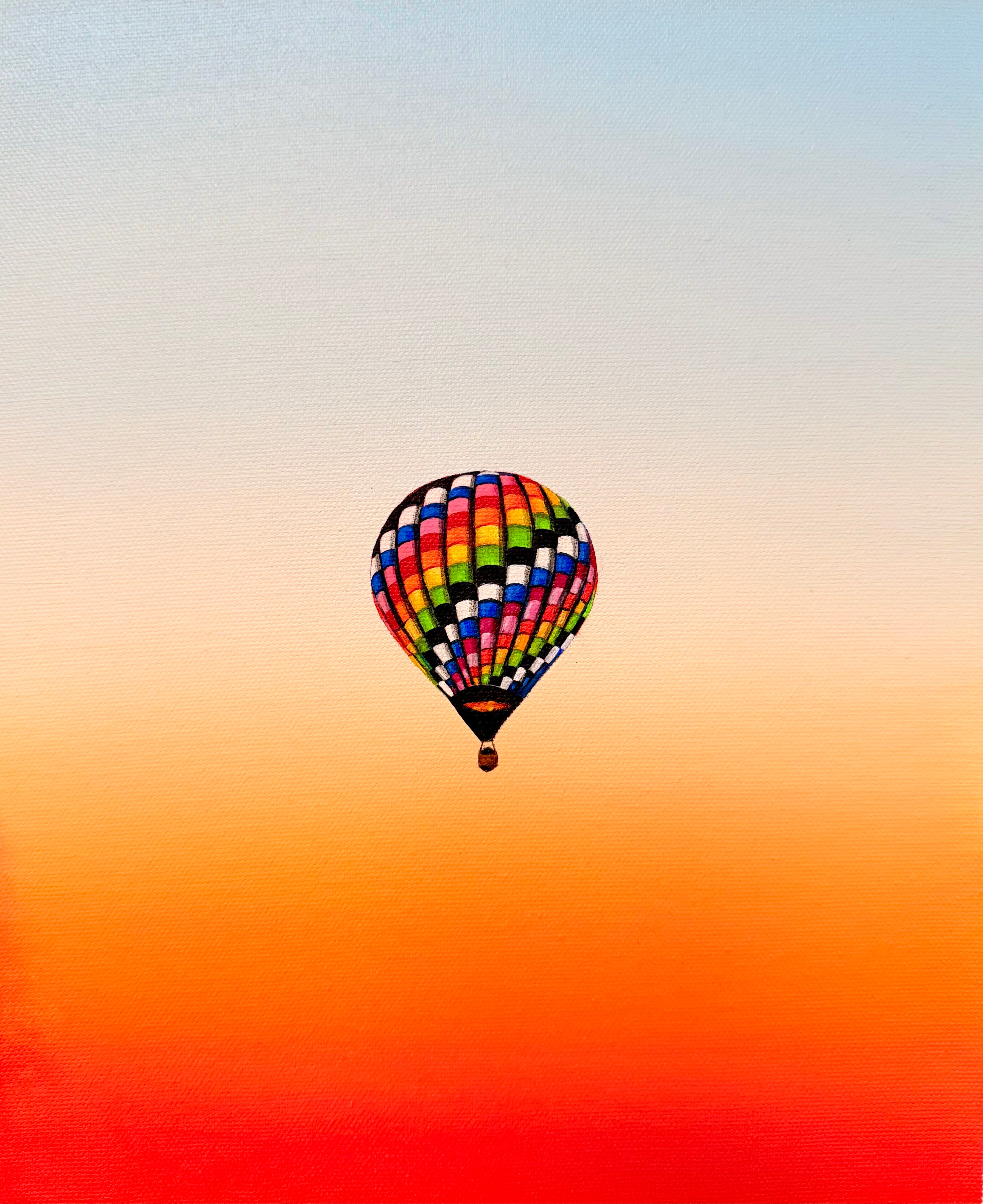‘Still Rising’ Original Hot Air Balloon Painting
