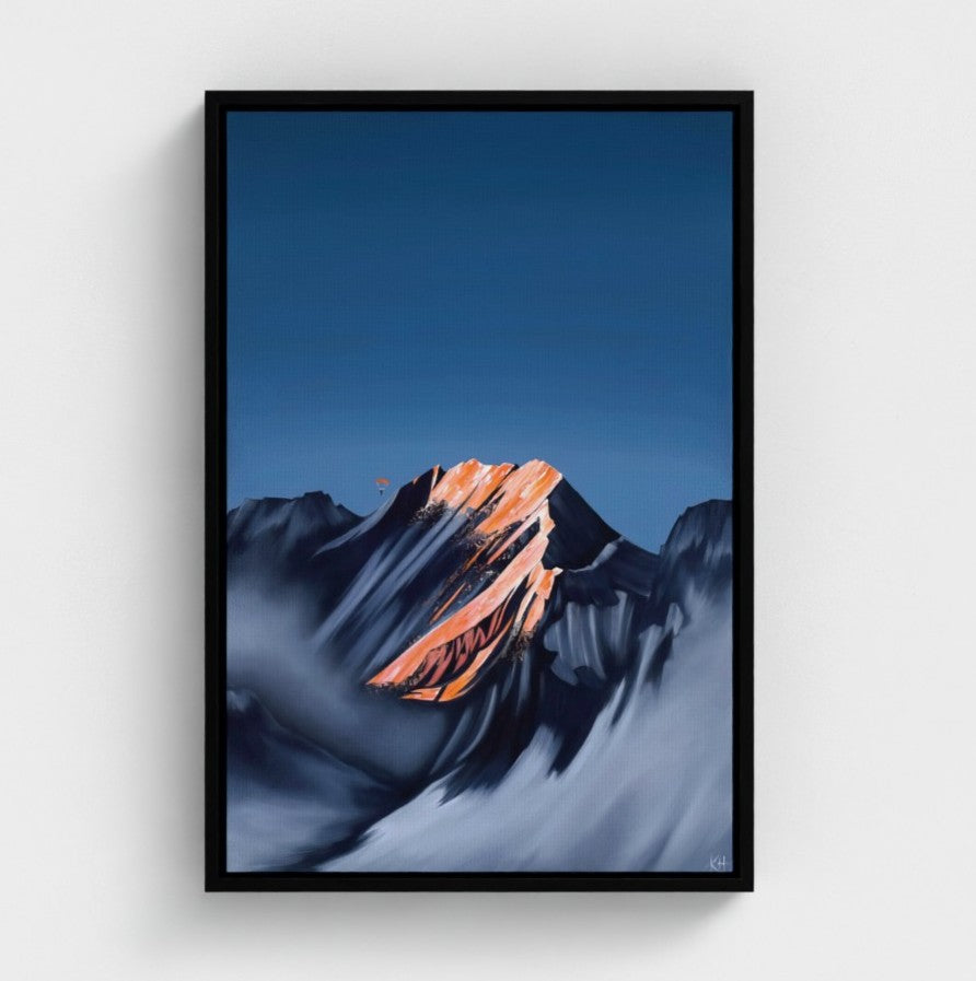 base jump canvas print