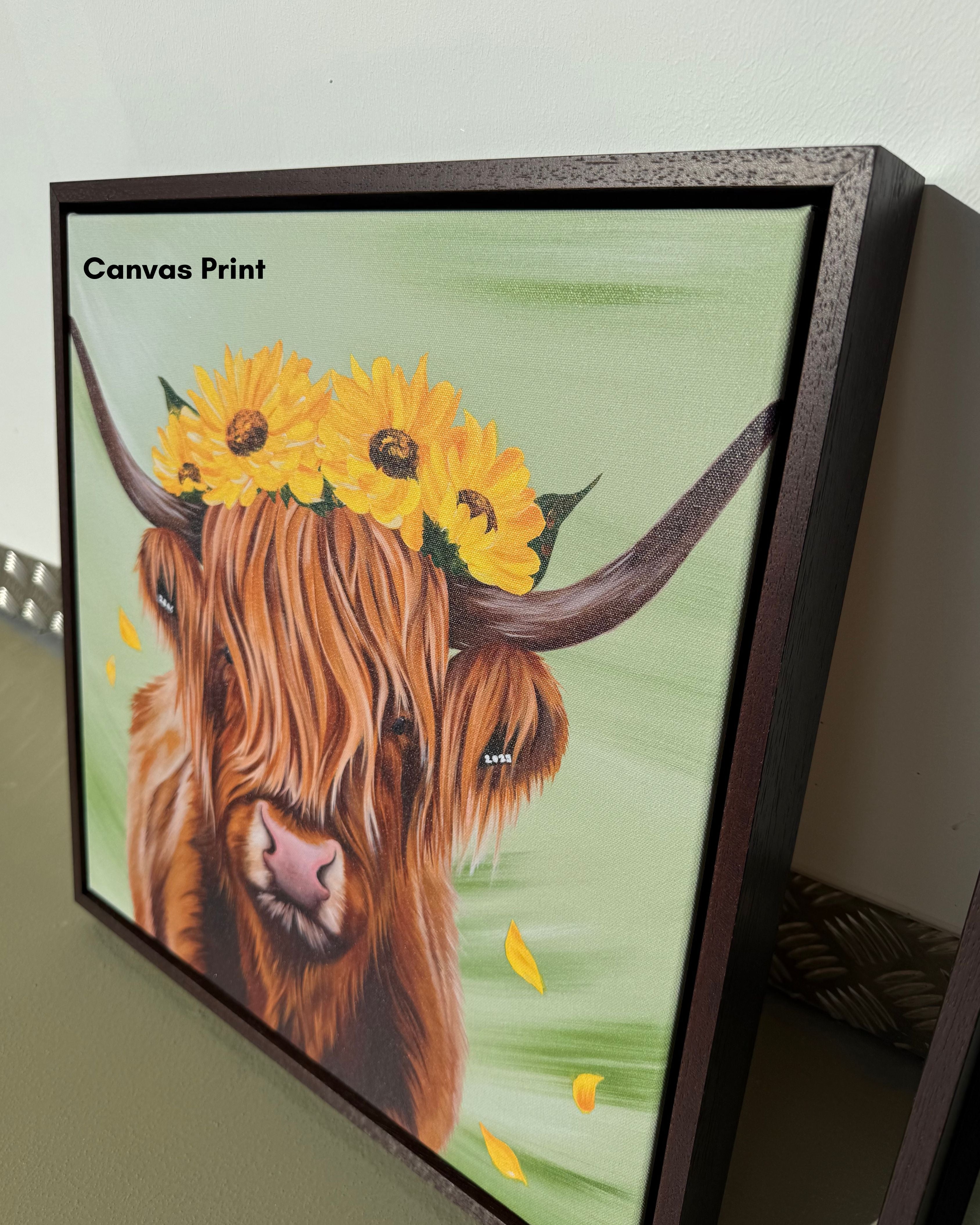 'You've Got the Love' Limited Edition Framed Highland Cow Print