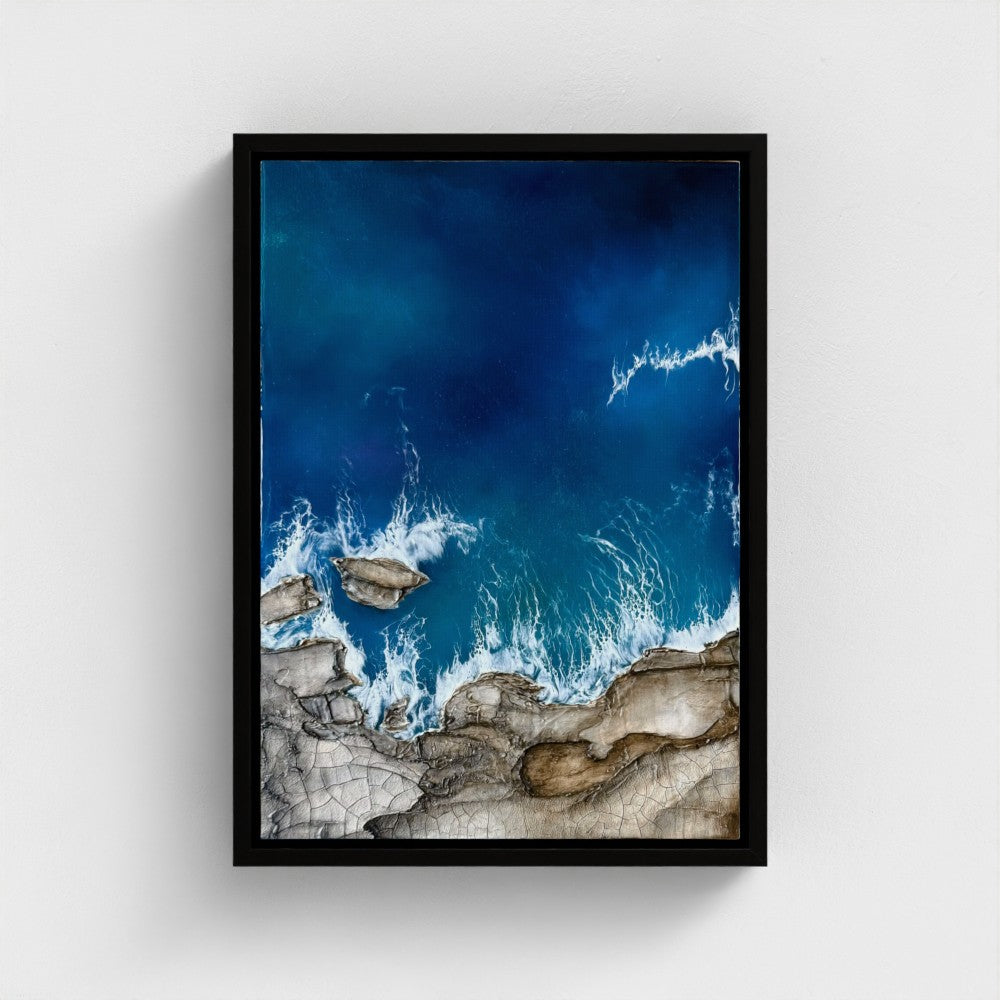 First Wave' Original Resin Ocean Artwork | Coastal Wave Wall Art