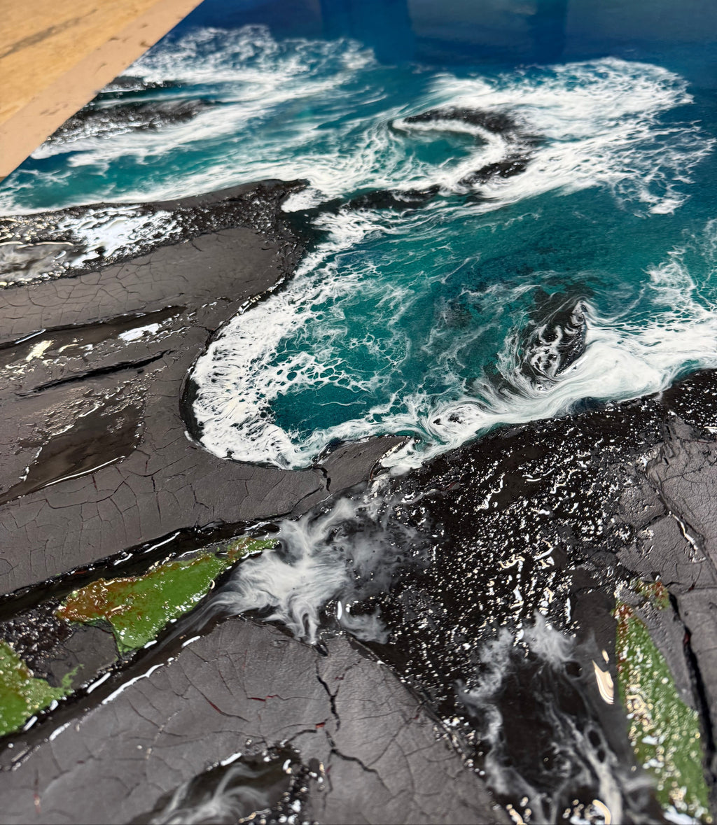 luxury coastal art