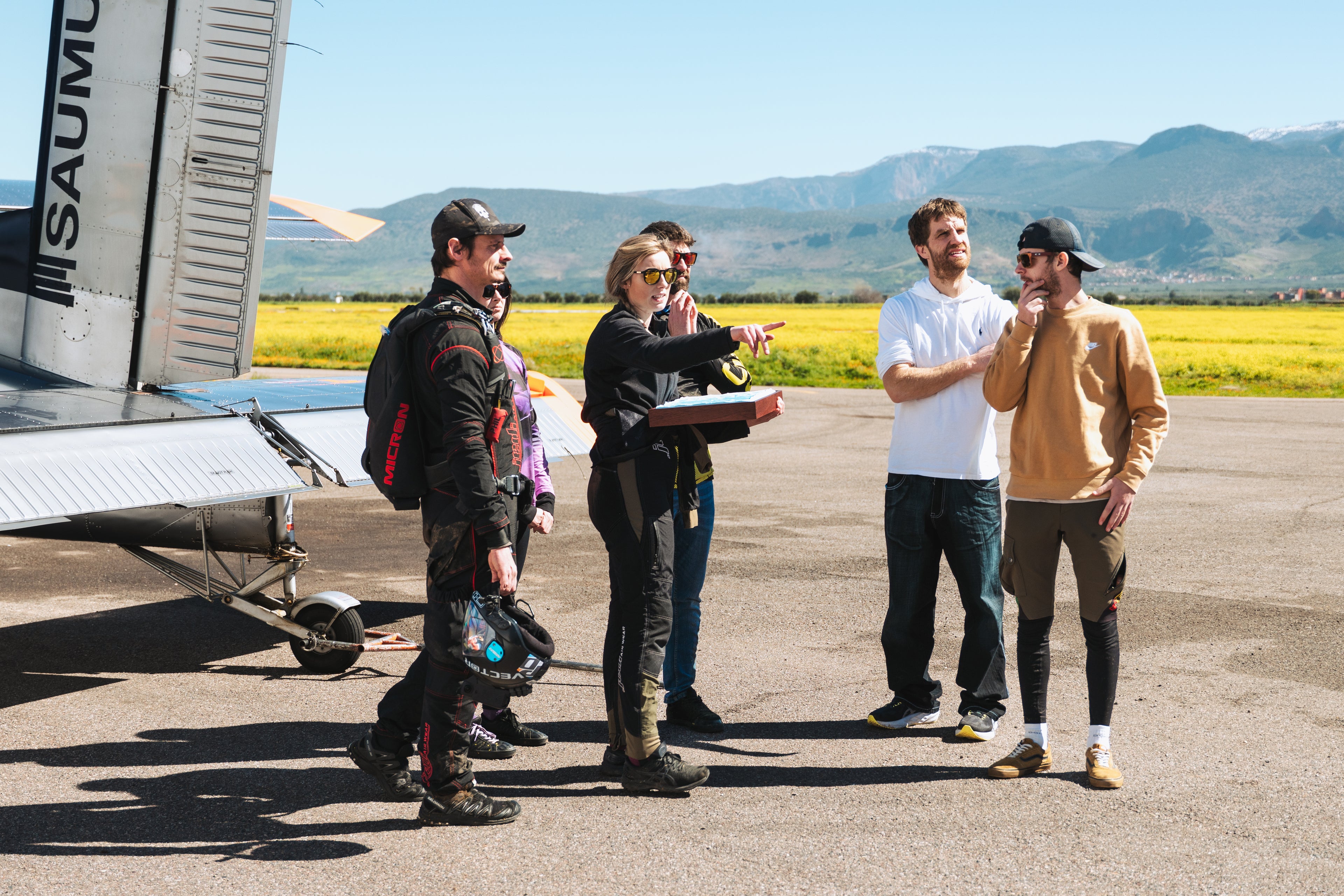 specialist skydive Adventure sports photography in Morocco